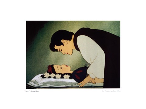 Framed Love's First Kiss Print