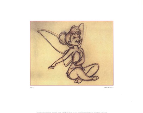 Framed Big Giggle (embossed) Print