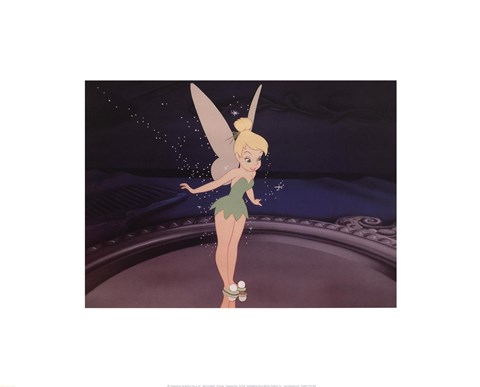 Framed Preening Pixie Print