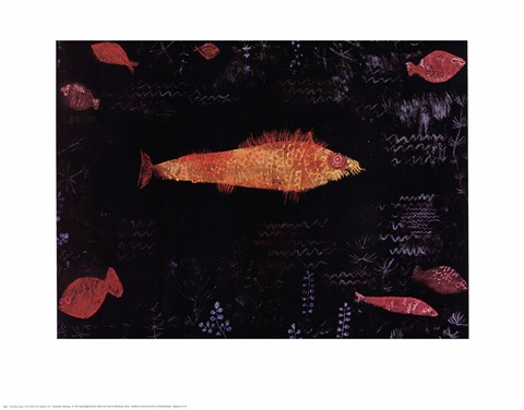 Framed Golden Fish, c.1925 Print