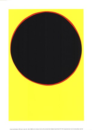 Framed Black Sun (serigraph) Print