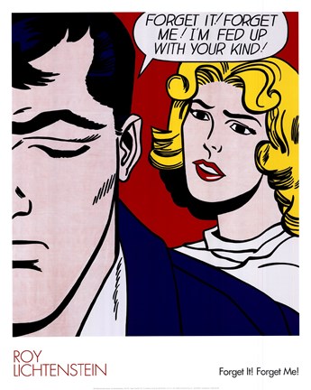 Framed Forget It! Forget Me! , 1962 Print