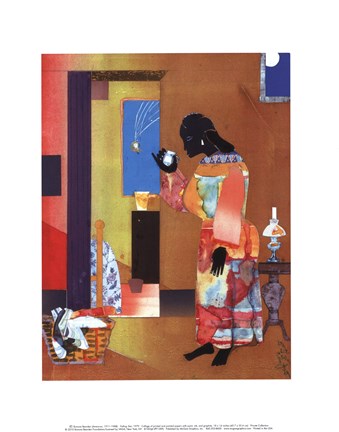 Framed Falling Star, 1979 Print