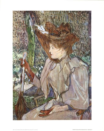 Framed Mme. Honorine P. Print