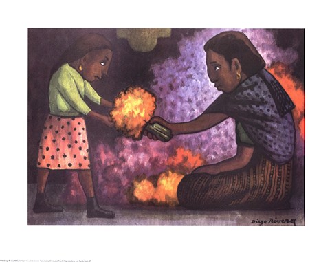 Framed Mother's Helper Print