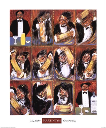 Framed Martini Yes Print