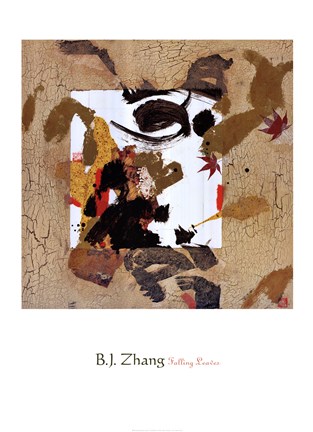 Framed Falling Leaves Print