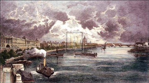 Framed St Paul&#39;s Pm Print