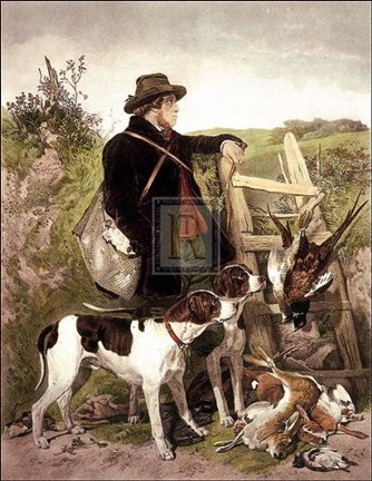 Framed English Gamekeeper Pm Print