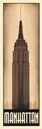 Framed Manhattan Print