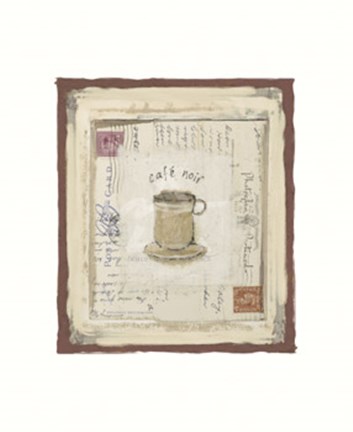 Cafe noir Fine Art Print by Jane Claire at FulcrumGallery.com