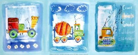 Framed Pushing Dirt Print