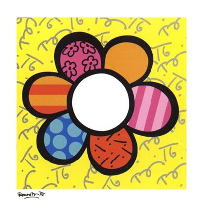 Framed Flower Power I Print