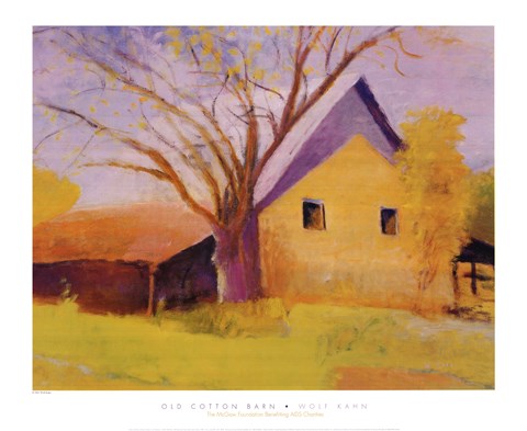 Framed Old Cotton Barn, Beech Island, South Carolina Print