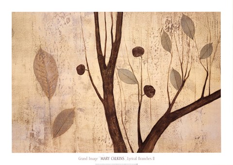 Lyrical Branches II by Mary Calkins