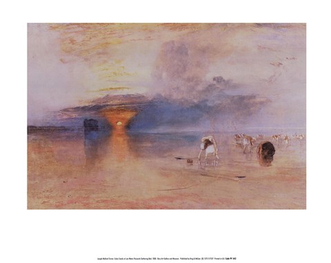 Framed Calais Sands at Low Water Print