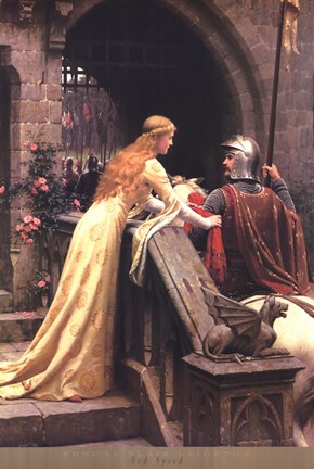 Framed God Speed Print