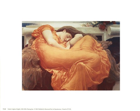 Framed Flaming June, c.1895 Print