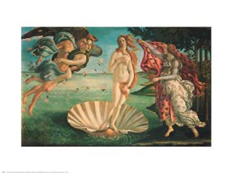 Framed Birth of Venus Print