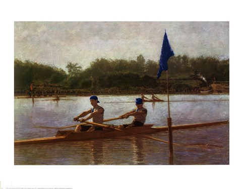 Framed Biglin Brothers, Turning the Stake Print