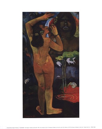 Framed Moon and the Earth Print