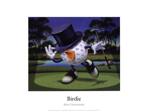 Framed Birdie Print