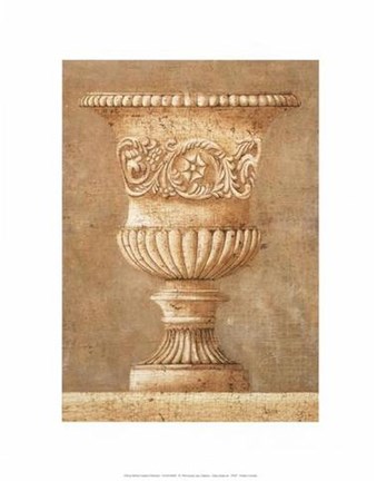 Framed Classic Estate Urn Print