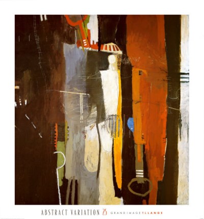 Framed Abstract Variation 25 Print