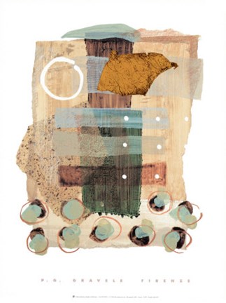 Framed Firenze (copper foil stamped) Print