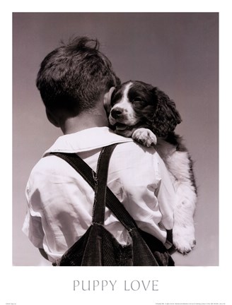 Framed Puppy Love Print