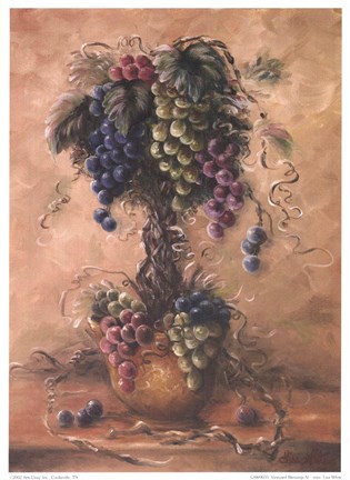Framed Vineyard Blessings IV-Mini Print