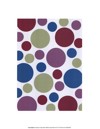 Framed Tutti-frutti Spots Print