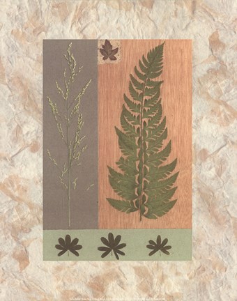 Framed Green Fern Print