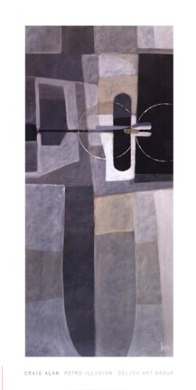 Framed Retro Illusion Print