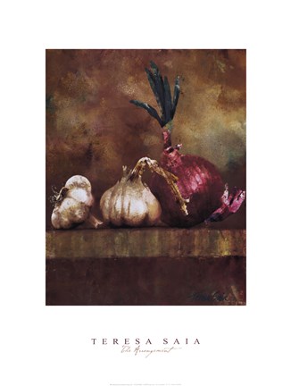 Framed Teresa Saia - The Arrangement Print