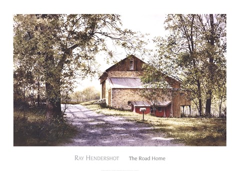 Framed Road Home Print