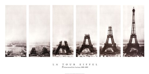 Framed La Tour Eiffel Print