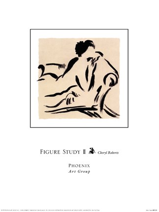 Framed Figure Study II Print