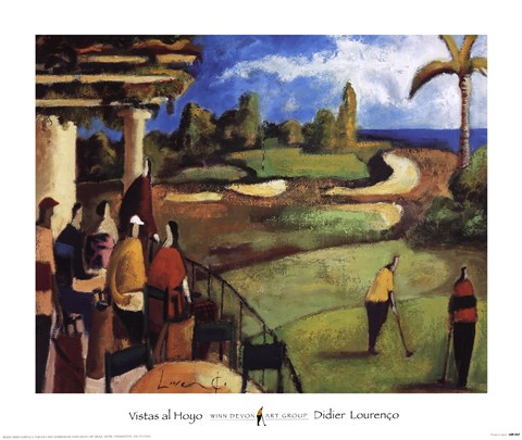 Framed Vistas al Hoyo Print