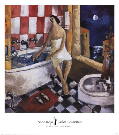 Bano Rojo Fine Art Print by Didier Lourenco at FulcrumGallery.com