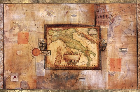 Framed Italian Excursion Print