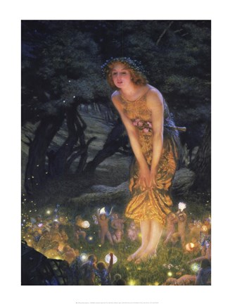 Framed Midsummer Eve, c.1908 Print