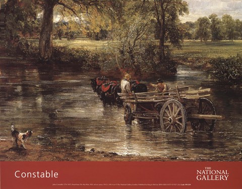 Framed Detail from The Hay Wain, 1821 Print