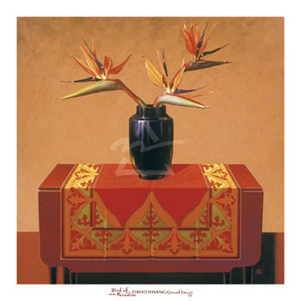 Framed Bird of Paradise Print