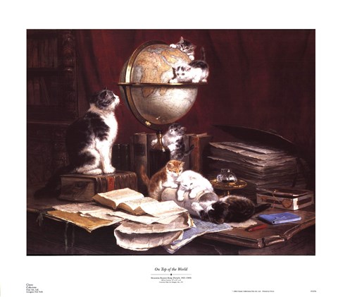 Framed On Top of the World Print