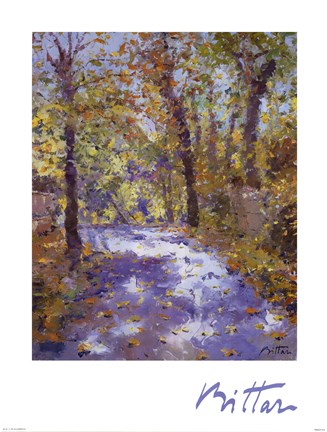 Framed Lumiere D'automne Print