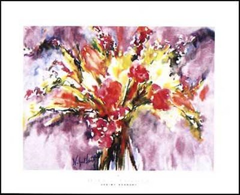 Framed Spring Bouquet Print