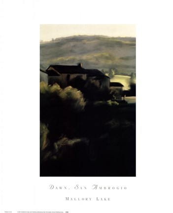 Framed Dawn, San Ambrogio Print