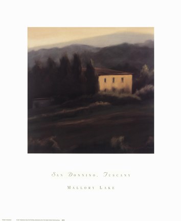 Framed San Donnino, Tuscany Print