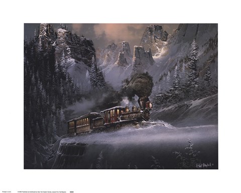 Framed Upward Pull Print